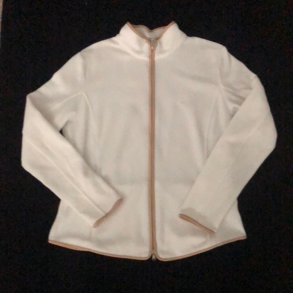 Bogner full zip sweater/fleece skiwear. Two zippered pockets